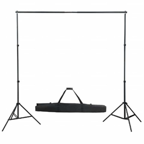 ZESTAW DO STUDIA FOTOGRAFICZNEGO: ZIELONE TŁO 6 X 3 M I ŚWIATŁA