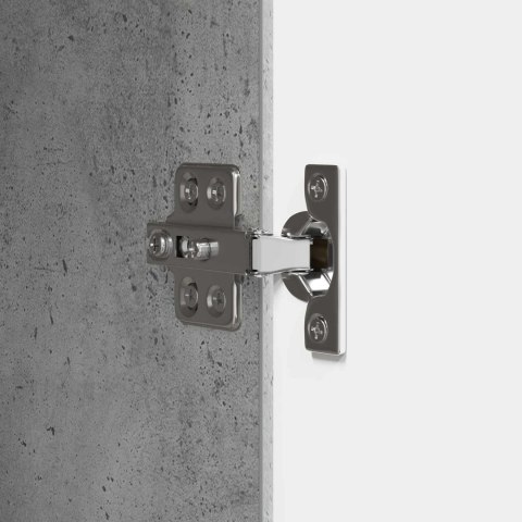BIURKO BETONOWY SZARY 142,5 X 50 X 75 CM DREWNO INŻYNIERYJNE