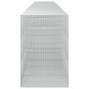 GABION Z DRUTU 3,5 MM I SIATKĄ 5X2,5 CM 1050X100X150 CM