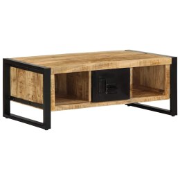 STOLIK KAWOWY 90X50X36 CM SUROWE LITE DREWNO MANGO