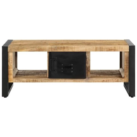 STOLIK KAWOWY 90X50X36 CM SUROWE LITE DREWNO MANGO