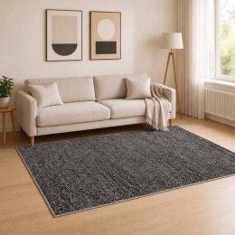 DYWAN ANTRACYTOWY 190 X 300 CM 100% POLIESTER 3 MM MOŻNA PRAĆ