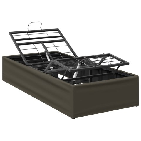ELEKTRO REGULOWANY STELAŻ ŁÓŻKA SZARY 200 X 90 X 33,5 CM STAL
