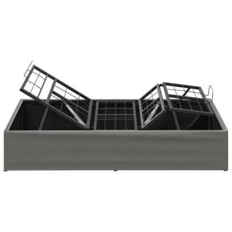 ELEKTRO REGULOWANY STELAŻ ŁÓŻKA CIEMNOSZARY 200 X 90 X 33,5 CM