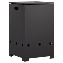 VidaXL Obudowa butli gazowej 40 x 40 x 66 cm Stal Czarny