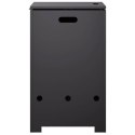 VidaXL Obudowa butli gazowej 40 x 40 x 66 cm Stal Czarny