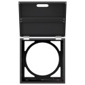 VidaXL Obudowa butli gazowej 40 x 40 x 66 cm Stal Czarny