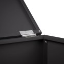 VidaXL Obudowa butli gazowej 40 x 40 x 66 cm Stal Czarny