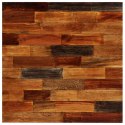 STOLIK BAROWY Z LITEGO DREWNA ODZYSKANEGO 70 X 70 X 106 CM
