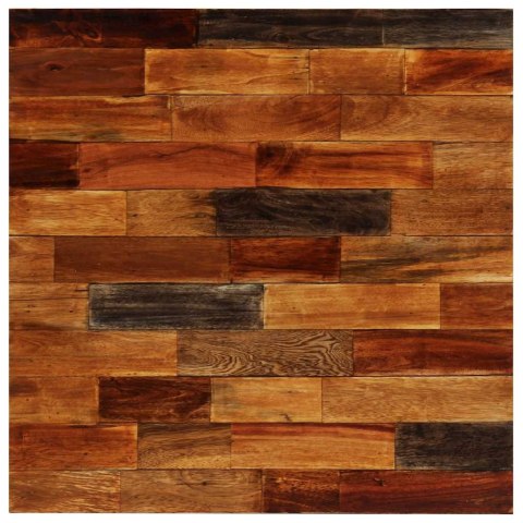 STOLIK BAROWY Z LITEGO DREWNA ODZYSKANEGO 70 X 70 X 106 CM