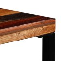 STOLIK BAROWY Z LITEGO DREWNA ODZYSKANEGO 70 X 70 X 106 CM
