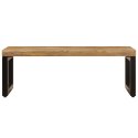STOLIK KAWOWY 100X50X35 CM LITE DREWNO MANGO I STAL