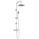 SYSTEM PRYSZNICOWY CHROMOWANY STAL NIERDZEWNA 21 X 48 X 112 CM