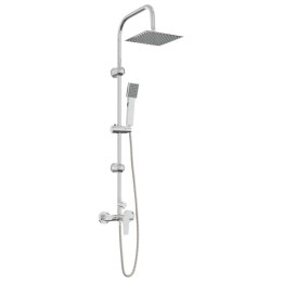 SYSTEM PRYSZNICOWY CHROMOWANY STAL NIERDZEWNA 21 X 48 X 112 CM