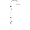 SYSTEM PRYSZNICOWY CHROMOWANY STAL NIERDZEWNA 21 X 48 X 112 CM