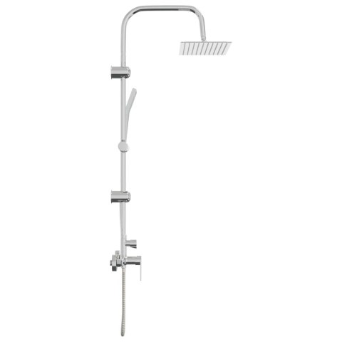 SYSTEM PRYSZNICOWY CHROMOWANY STAL NIERDZEWNA 21 X 48 X 112 CM