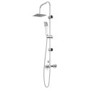 SYSTEM PRYSZNICOWY CHROMOWANY STAL NIERDZEWNA 21 X 48 X 112 CM