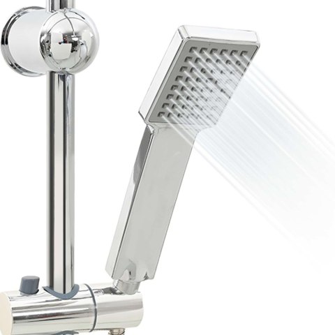 SYSTEM PRYSZNICOWY CHROMOWANY STAL NIERDZEWNA 21 X 48 X 112 CM