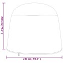 POKROWCE NA DWUOSOBOWE KRZESŁO TYPU JAJO 2 SZT. Ø230X200 CM
