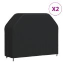 POKROWCE NA GRILL OGRODOWY 2 SZT. 162X61X122 CM OXFORD 420D