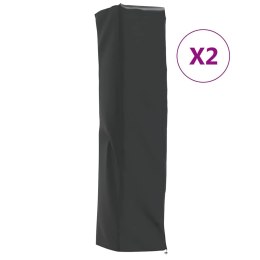 POKROWCE NA GRZEJNIK W KSZTAŁCIE PIRAMIDY 2 SZT. 58X58X228 CM