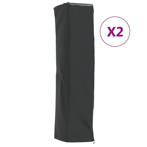 POKROWCE NA GRZEJNIK W KSZTAŁCIE PIRAMIDY 2 SZT. 58X58X228 CM