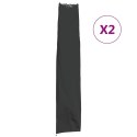 POKROWCE NA PARASOL OGRODOWY 2 SZT. 170X28/32 CM OXFORD 420D