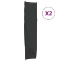 POKROWCE NA PARASOL OGRODOWY 2 SZT. 240X57/57 CM OXFORD 420D