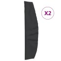 POKROWCE NA PARASOL OGRODOWY 2 SZT. 265X50/70/40 CM OXFORD