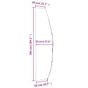 POKROWCE NA PARASOL OGRODOWY 2 SZT. 265X50/70/40 CM OXFORD