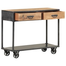STOLIK KONSOLOWY 90X35X74 CM LITE DREWNO ODZYSKANE