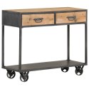 STOLIK KONSOLOWY 90X35X74 CM LITE DREWNO ODZYSKANE