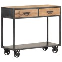 STOLIK KONSOLOWY 90X35X74 CM LITE DREWNO ODZYSKANE