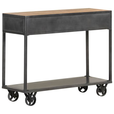 STOLIK KONSOLOWY 90X35X74 CM LITE DREWNO ODZYSKANE