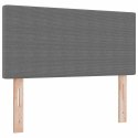 ŁÓŻKO Z SPRĘŻYNĄ LED JASNOSZARY I BIAŁY. 90 X 200 CM