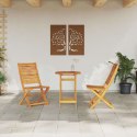 SKŁADANY ZESTAW BISTRO 3 SZT. 2-OSOBOWE BRĄZOWY