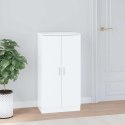 SZAFA NA BUTY WYSOKI POŁYSK BIAŁA 55X35X108 CM