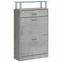 SZAFKA NA BUTY SZAROŚĆ BETONU 63X24X104 CM