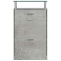SZAFKA NA BUTY SZAROŚĆ BETONU 63X24X104 CM