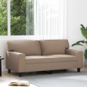 2-OSOBOWA SOFA KOLOR CAPPUCCINO 140 CM SZTUCZNA SKÓRA