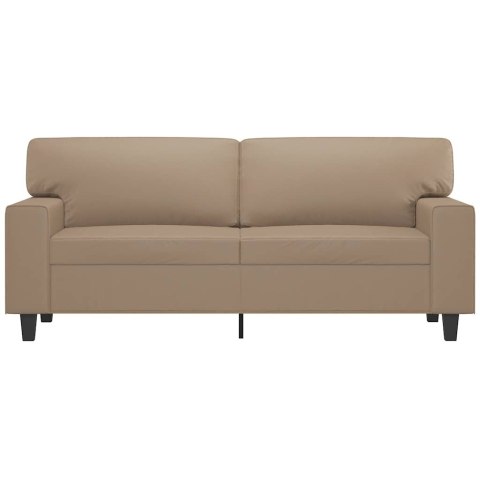 2-OSOBOWA SOFA KOLOR CAPPUCCINO 140 CM SZTUCZNA SKÓRA