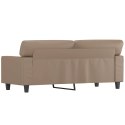 2-OSOBOWA SOFA KOLOR CAPPUCCINO 140 CM SZTUCZNA SKÓRA