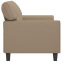 2-OSOBOWA SOFA KOLOR CAPPUCCINO 140 CM SZTUCZNA SKÓRA