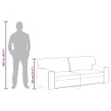 2-OSOBOWA SOFA KOLOR CAPPUCCINO 140 CM SZTUCZNA SKÓRA