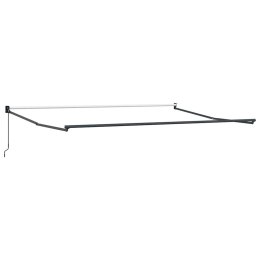 VidaXL Markiza chowana Antracyt 400 × 300 cm Aluminium