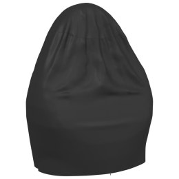 POKROWIEC NA DWUOSOBOWE KRZESŁO JAJO CZARNY Ø 146X210 CM