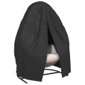 POKROWIEC NA DWUOSOBOWE KRZESŁO JAJO CZARNY Ø 146X210 CM