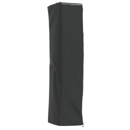 POKROWIEC NA GRZEJNIK W KSZTAŁCIE PIRAMIDY CZARNY 58X58X228CM
