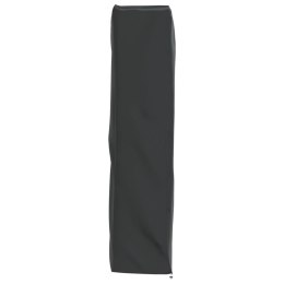 POKROWIEC NA GRZEJNIK W KSZTAŁCIE PIRAMIDY CZARNY 58X58X228CM