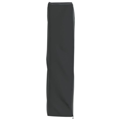 POKROWIEC NA GRZEJNIK W KSZTAŁCIE PIRAMIDY CZARNY 58X58X228CM